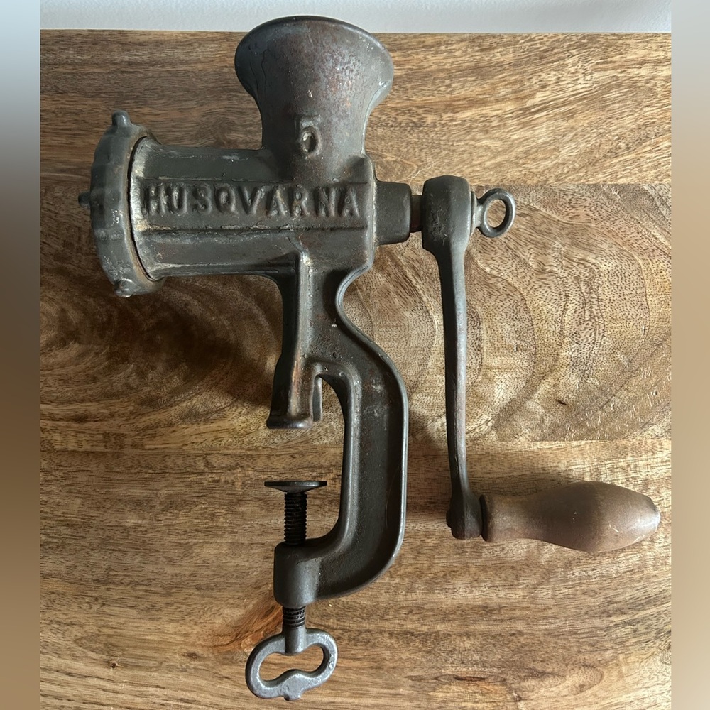Husqvarna Antique Meat Grinder
